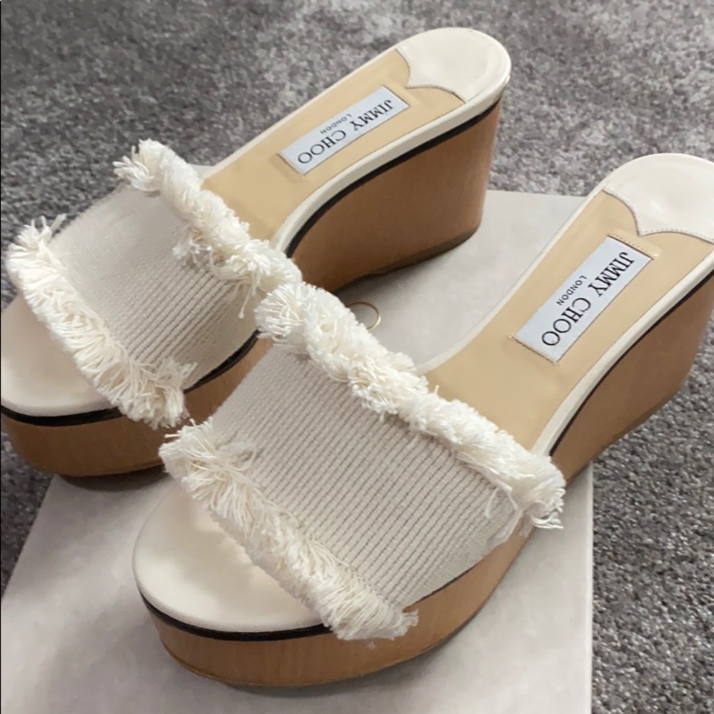 Jimmy choo dede wedge slide